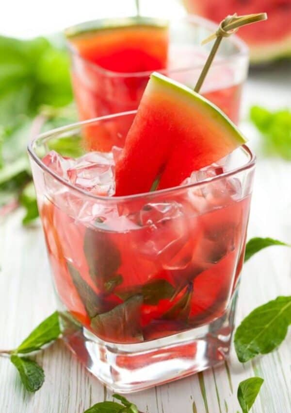 Spiked Watermelon Mint Refresher