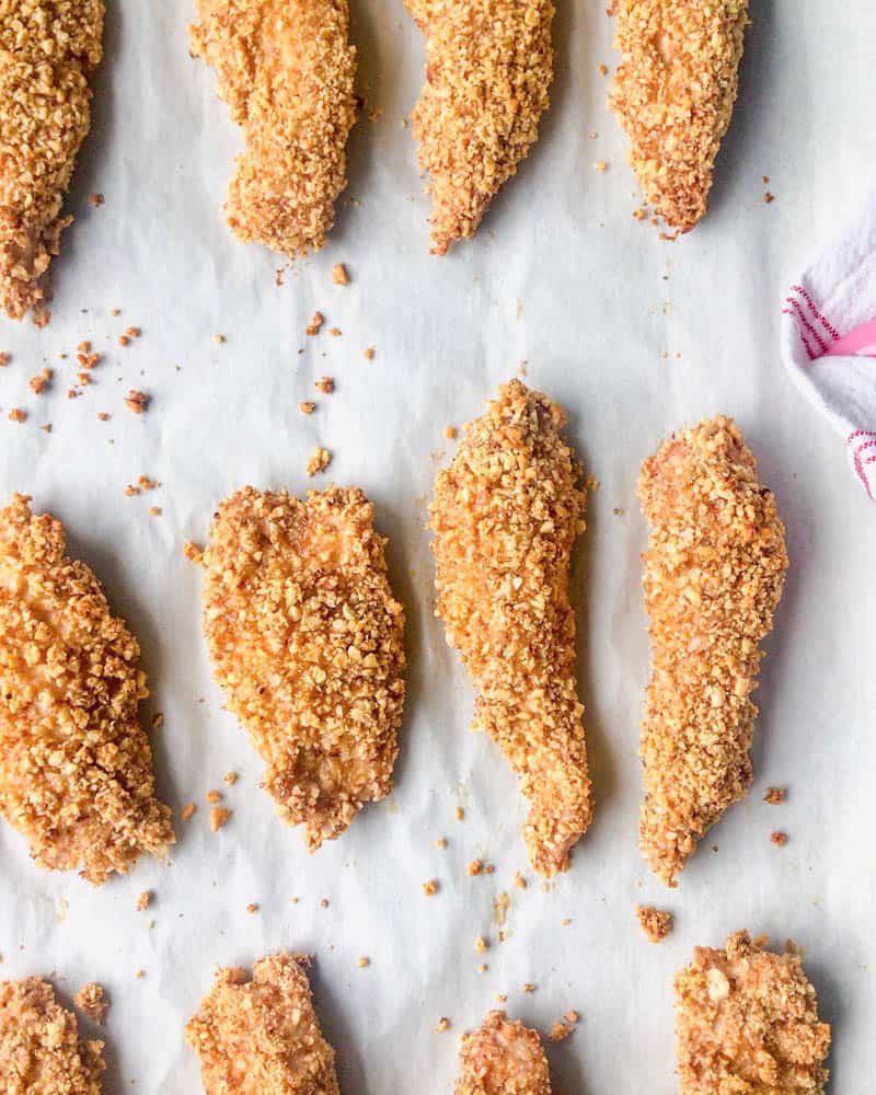 Gluten Free Almond Crusted Chicken Tenders - Nourish Your Life