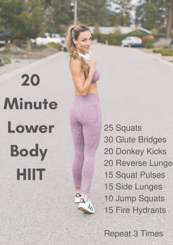 20 MIN Lower Body HIIT Workout